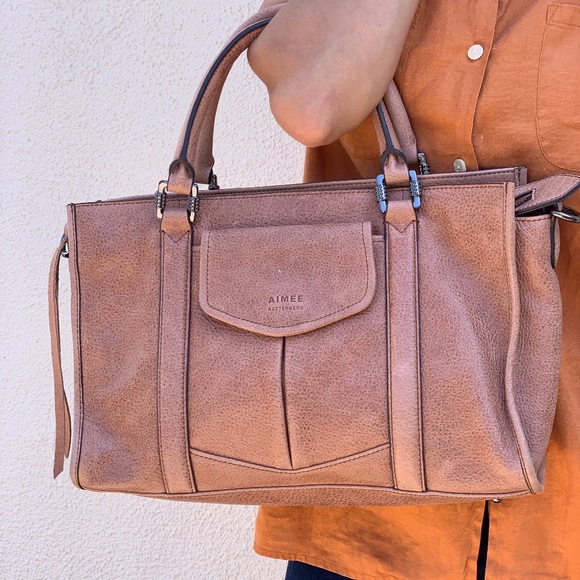 Aimee Kestenberg Handbags - Aimee Kestenberg Heston Leather Satchel